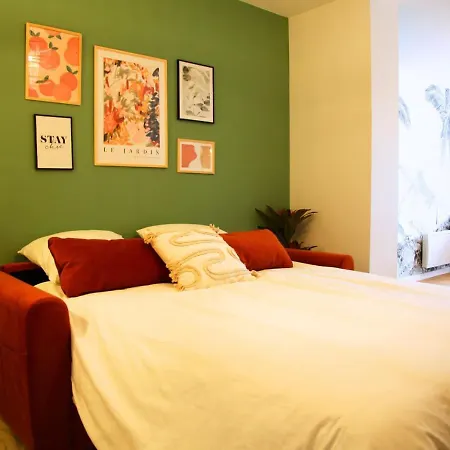 L'eden Chic - Balneo - Jardin - Parking Gratuit Apartmán Arras