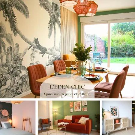 L'eden Chic - Balneo - Jardin - Parking Gratuit Arras