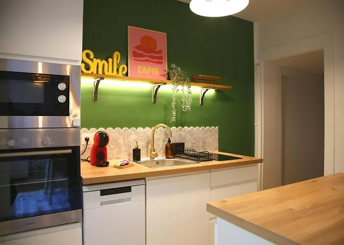 Appartement L'eden Chic - Balneo - Jardin - Parking Gratuit