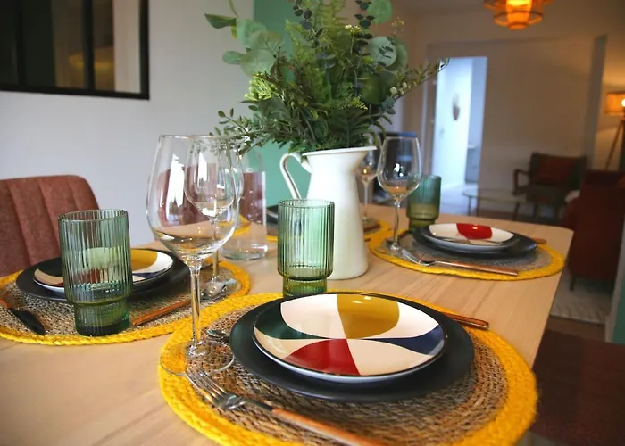 Appartement L'eden Chic - Balneo - Jardin - Parking Gratuit