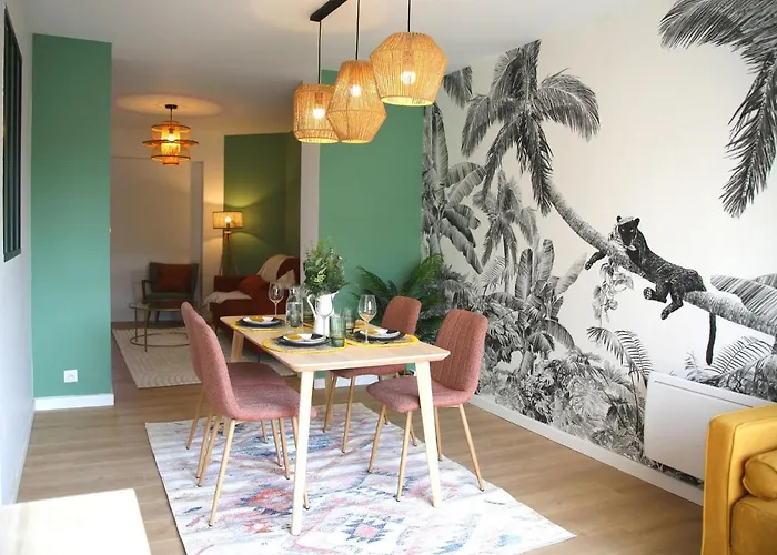 L'eden Chic - Balneo - Jardin - Parking Gratuit Appartement