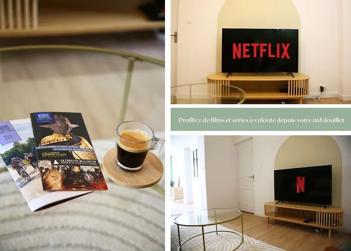 L'eden Chic - Balneo - Jardin - Parking Gratuit Appartement Arras